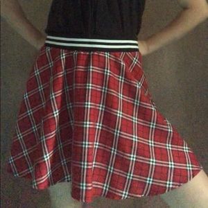 Checkered skirt